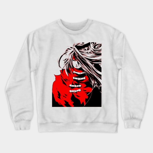 Vincent Valentine Final Fantasy Crewneck Sweatshirt by OtakuPapercraft